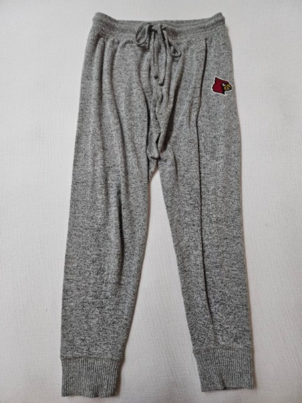 Louisville Cardinals Boxercraft Women's Cuddle Tri-Blend Jogger Pants - Gray